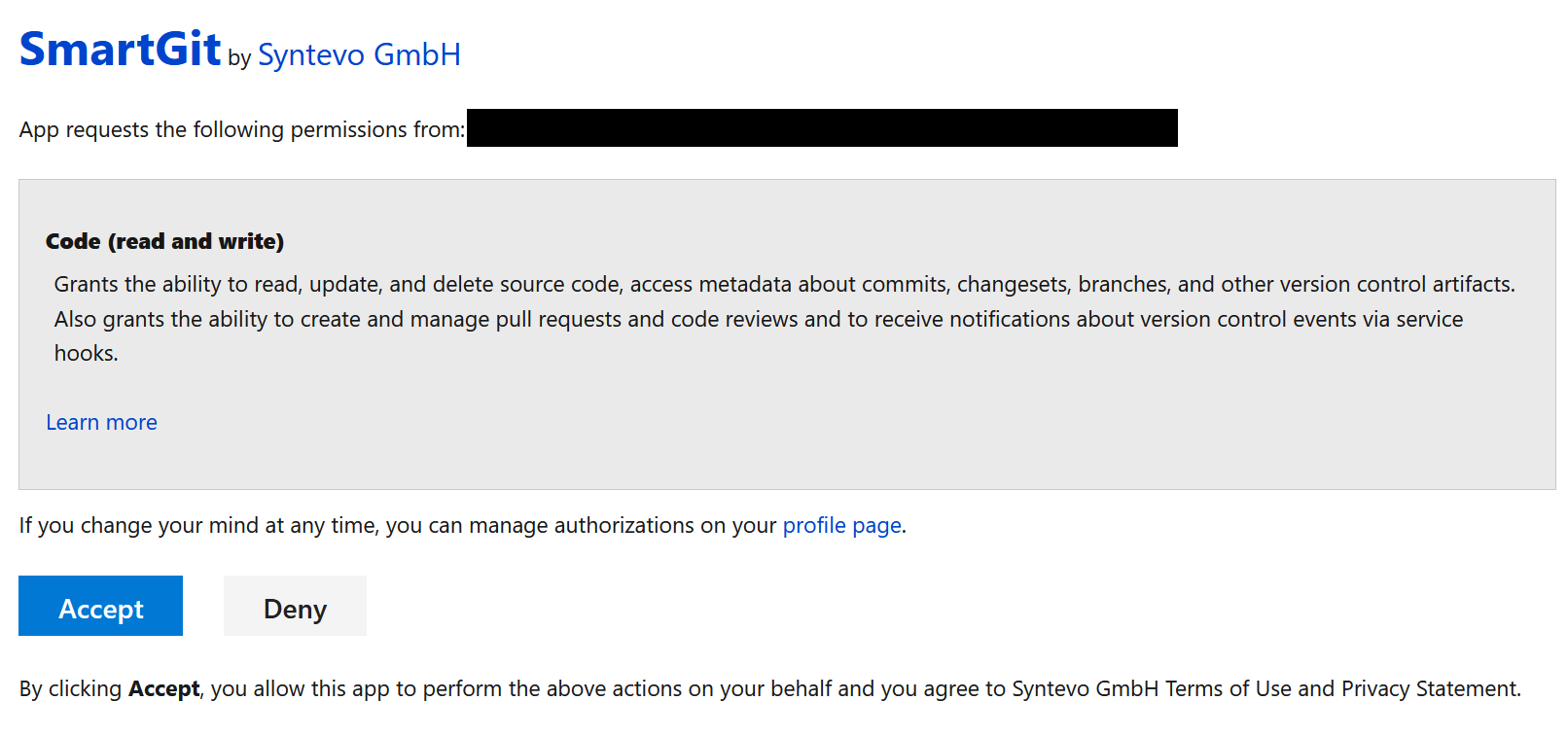Azure DevOps Application